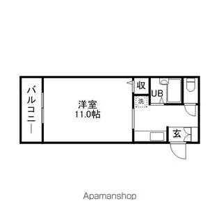 エクセルメゾン高木【4階】の間取り