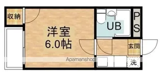 富コーポ【1階】の間取り