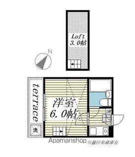 ジュネパレス津田沼第20【1階】の間取り