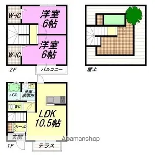 フォレストビューNOTAME【1階】の間取り