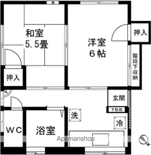 横田荘【3号室】の間取り