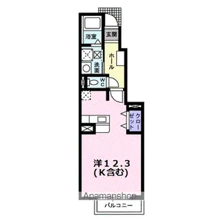 響【102号室】の間取り