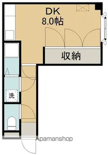 マンション白樺【2階】の間取り