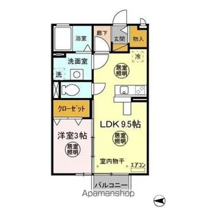 まるまハイツ【2階】の間取り