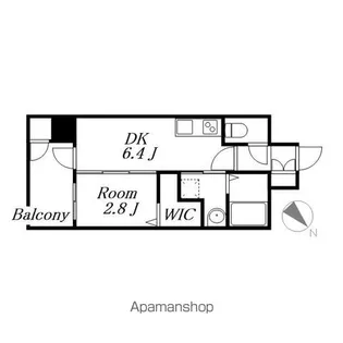 エステムコート名古屋ルノン【9階】の間取り
