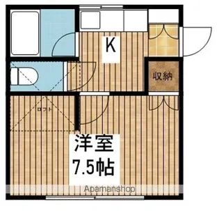 アルビオン長潟【1階】の間取り