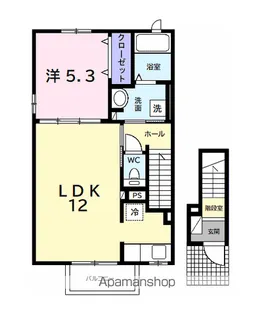 セイバリーヒルズ【2階】の間取り