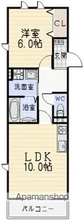 ベルメゾンⅢ【2階】の間取り