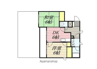 ハイツルミエール松崎【3階】の間取り