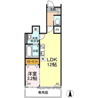 Grand Aile(グラン エール)【1階】の間取り