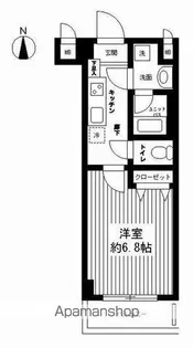 エクセリア氷川台【2階】の間取り