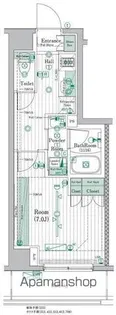 ブライズ高円寺【5階】の間取り