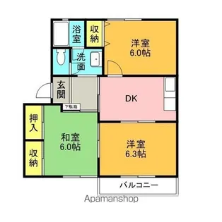 フォーレス31【206号室】の間取り