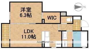 フォレスト・M【1階】の間取り