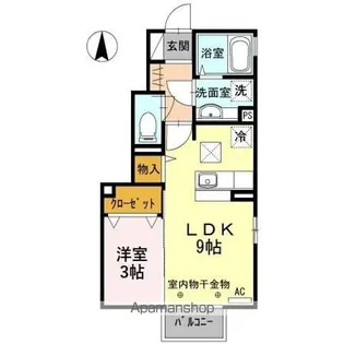 GRAND PUR(グラン ピュール)【1階】の間取り