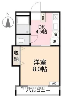 クレイドル木太Ⅱ【1階】の間取り