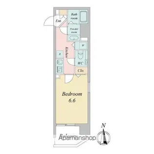 ドゥーエ蒲田【5階】の間取り