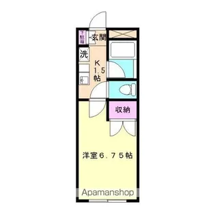 グランドパレス【201号室】の間取り