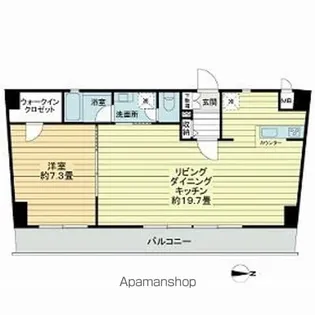 ヒストリアレジデンス海舟【603号室号室】の間取り