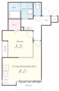 クィーンクェSHOTO【1階】の間取り