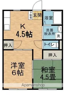 パルつかさ【103号室】の間取り
