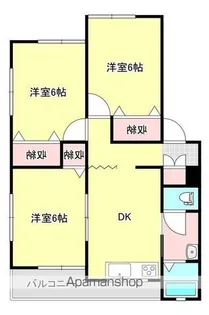ハイツリバティⅢ【J219号室】の間取り