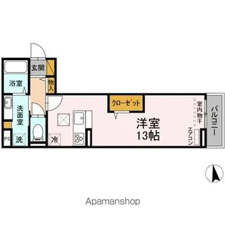 リサーナ【1階】の間取り