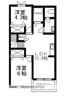 サニーミニヨンハウス【201号室】の間取り