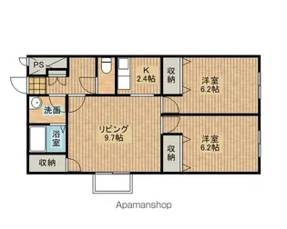 ファーストレジデンス大麻駅南口【2階】の間取り