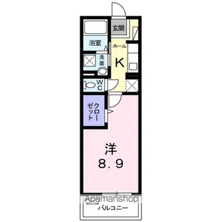 ポートサイド・ベル【2階】の間取り