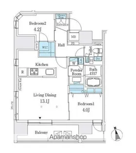 J.GRAN COURT 浅草【12階】の間取り