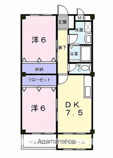 エクセラン 泉【3階】の間取り