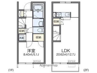 レオネクストFCブラボーB【103号室】の間取り