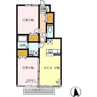 グランモアTOJIKI【1階】の間取り