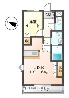 シャルマン・ラティール【2階】の間取り