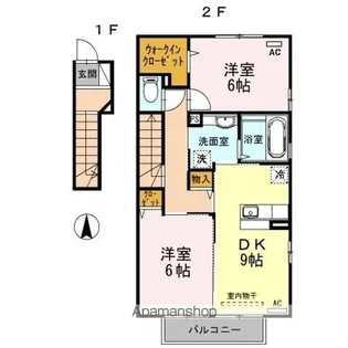 HIMIKOIII【2階】の間取り