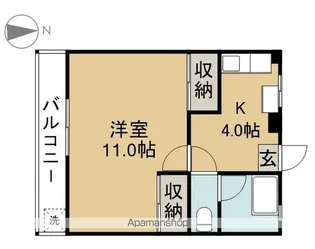 横井マンション【101号室】の間取り