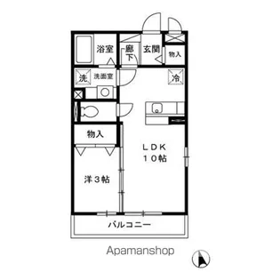 ロイヤルコートKay【2階】の間取り