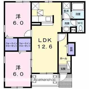 アドマーニ【1階】の間取り