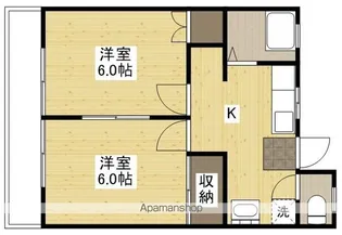 ラピタ道上【101号室】の間取り