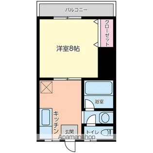 フォレストM’SⅡ【2階】の間取り