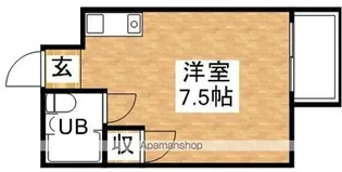 エクセレント上新6【4階】の間取り