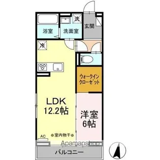 DーROOMやはたII【2階】の間取り