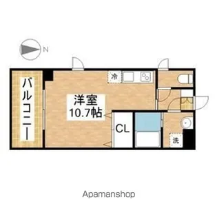 クレア桜山【1階】の間取り