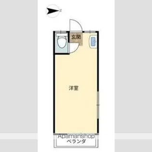 ハウス西舟木【1階】の間取り