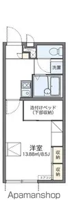 レオパレスTSおおつか【210号室】の間取り