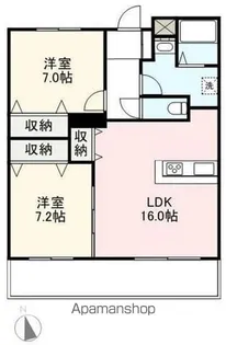 ロイヤルハイムR・R【302号室】の間取り