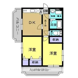 ユーミー暖家【2階】の間取り