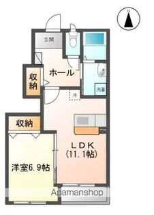 エスポワールK【1階】の間取り
