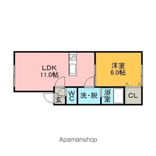 コスモⅩⅠ【2階】の間取り